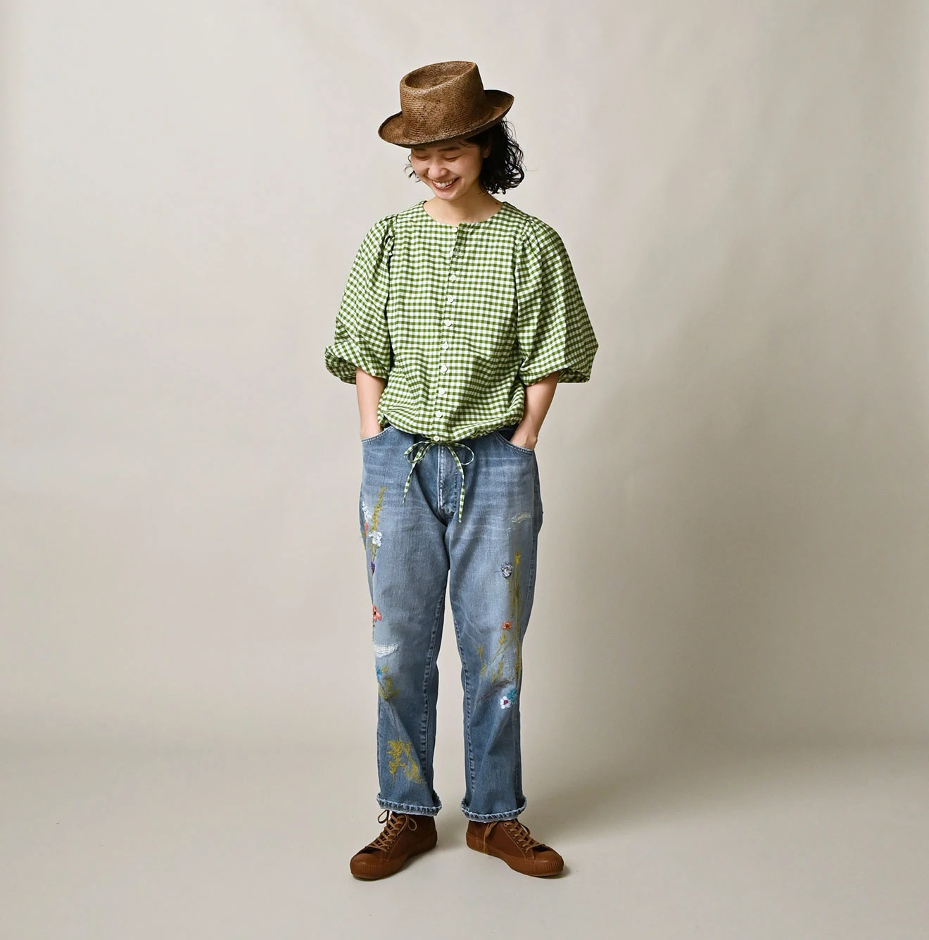 45R(フォーティファイブアール) |504オックスのパフブラウス