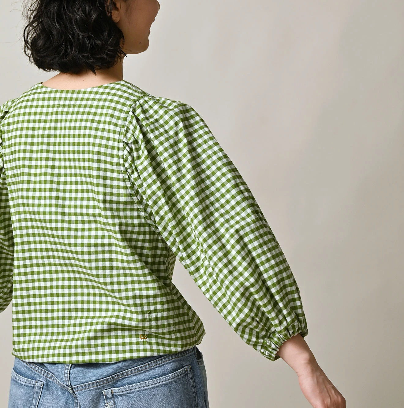 45R(フォーティファイブアール) |504オックスのパフブラウス