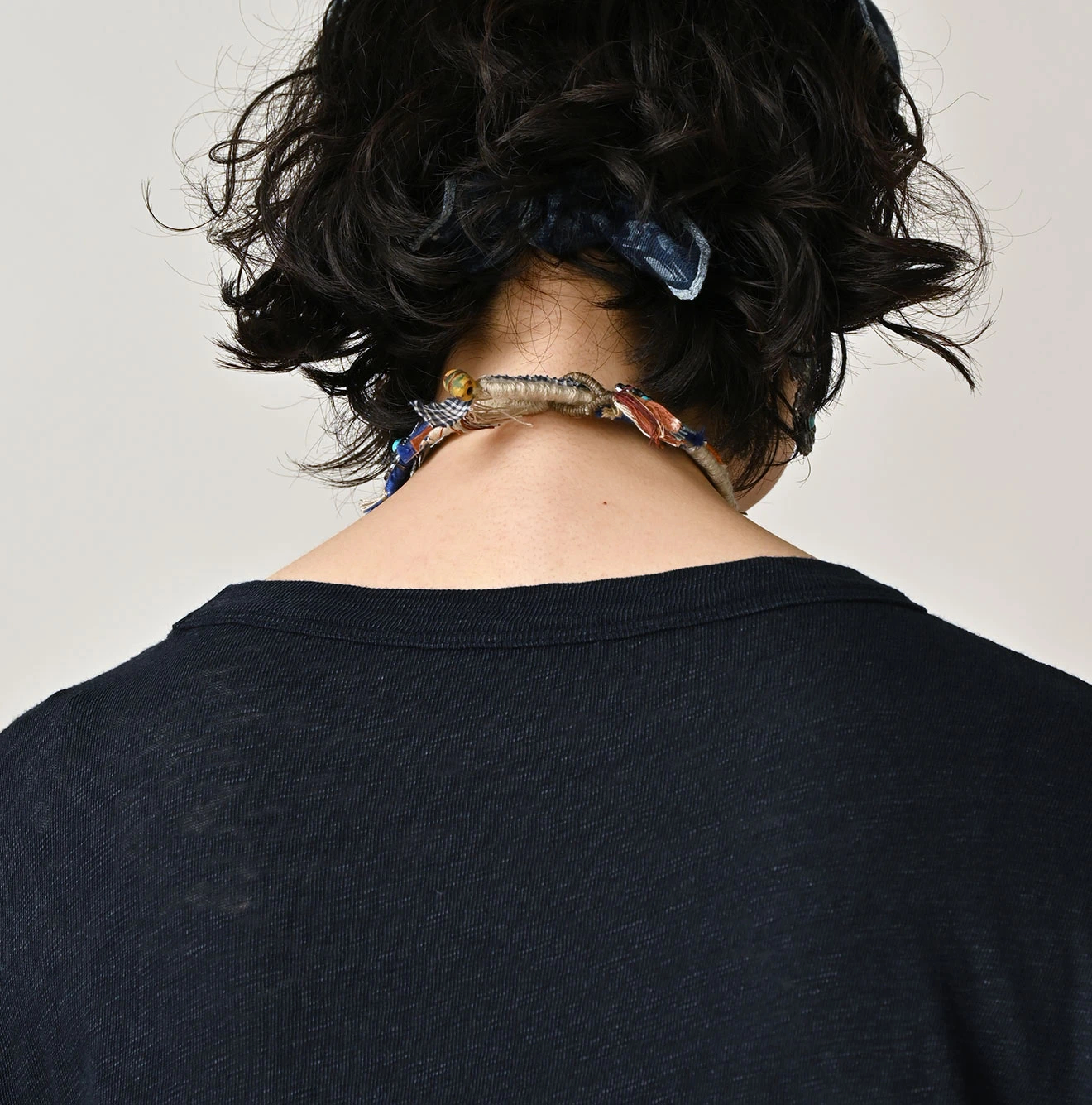 45R(フォーティファイブアール) |ONEONE 宝物の天竺ギャザーMキャミ（インディゴ）