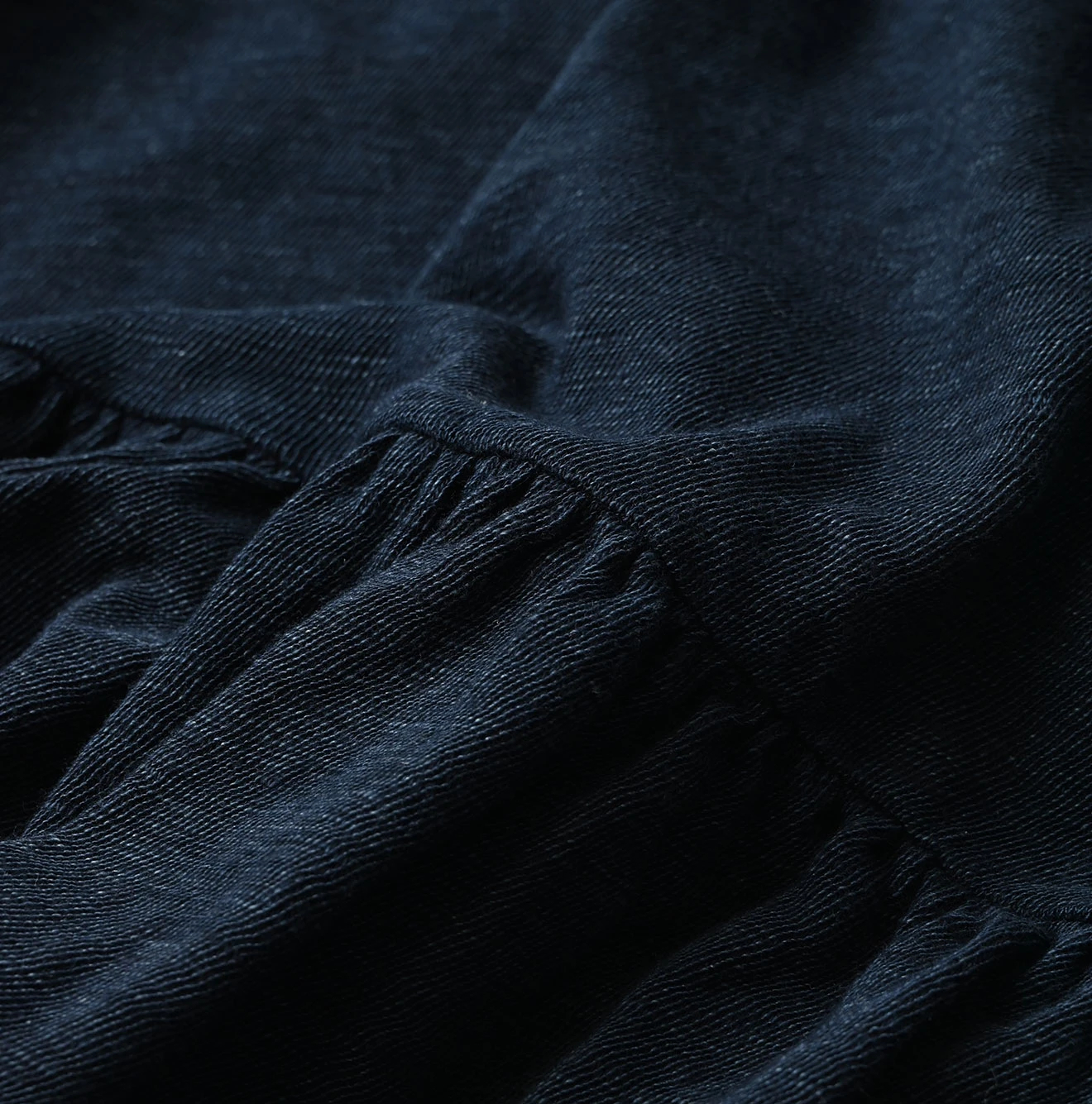 45R(フォーティファイブアール) |ONEONE 宝物の天竺ギャザーMキャミ（インディゴ）