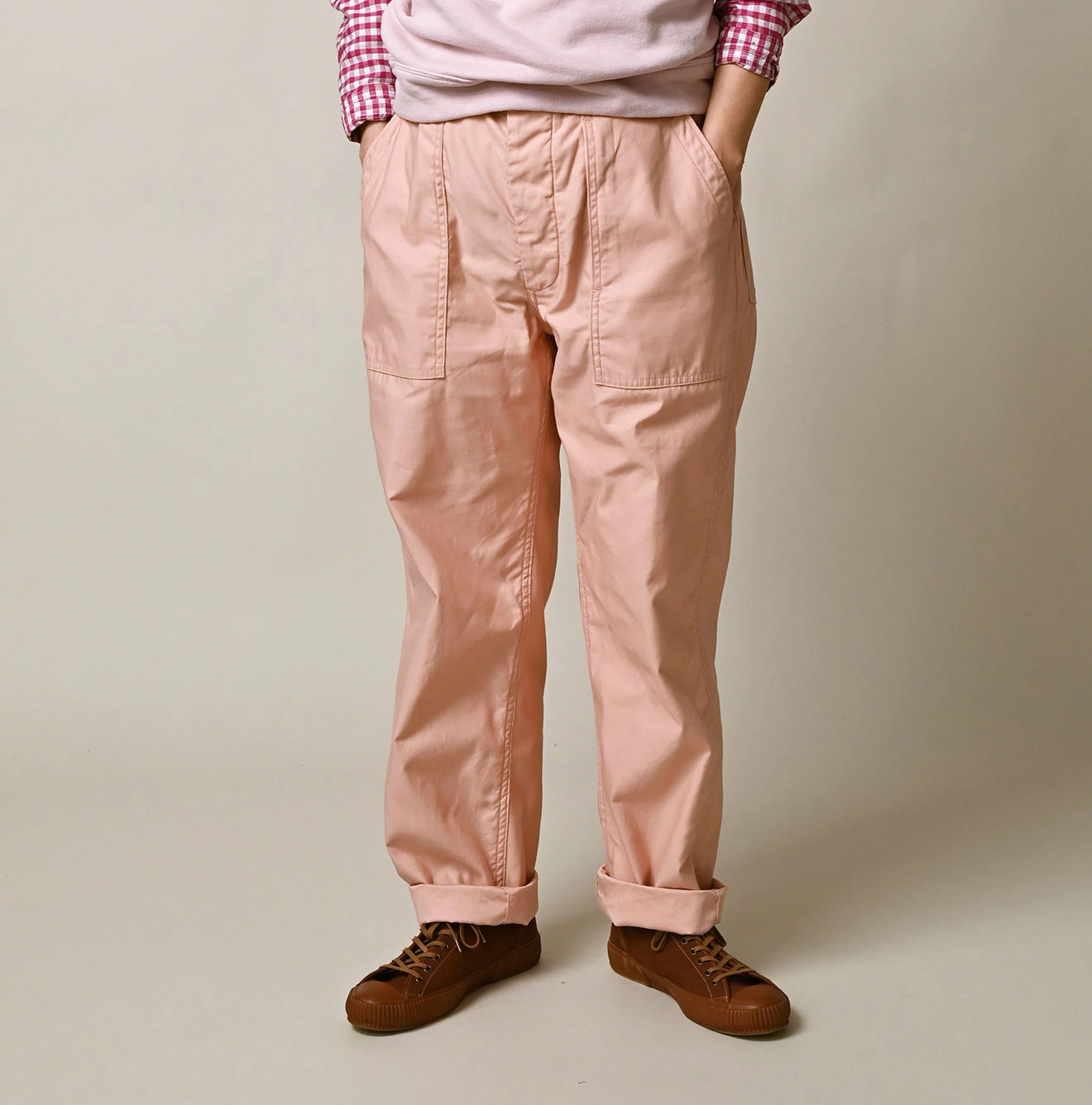 45R(フォーティファイブアール) |薄バックサテンの908ベイカーパンツ