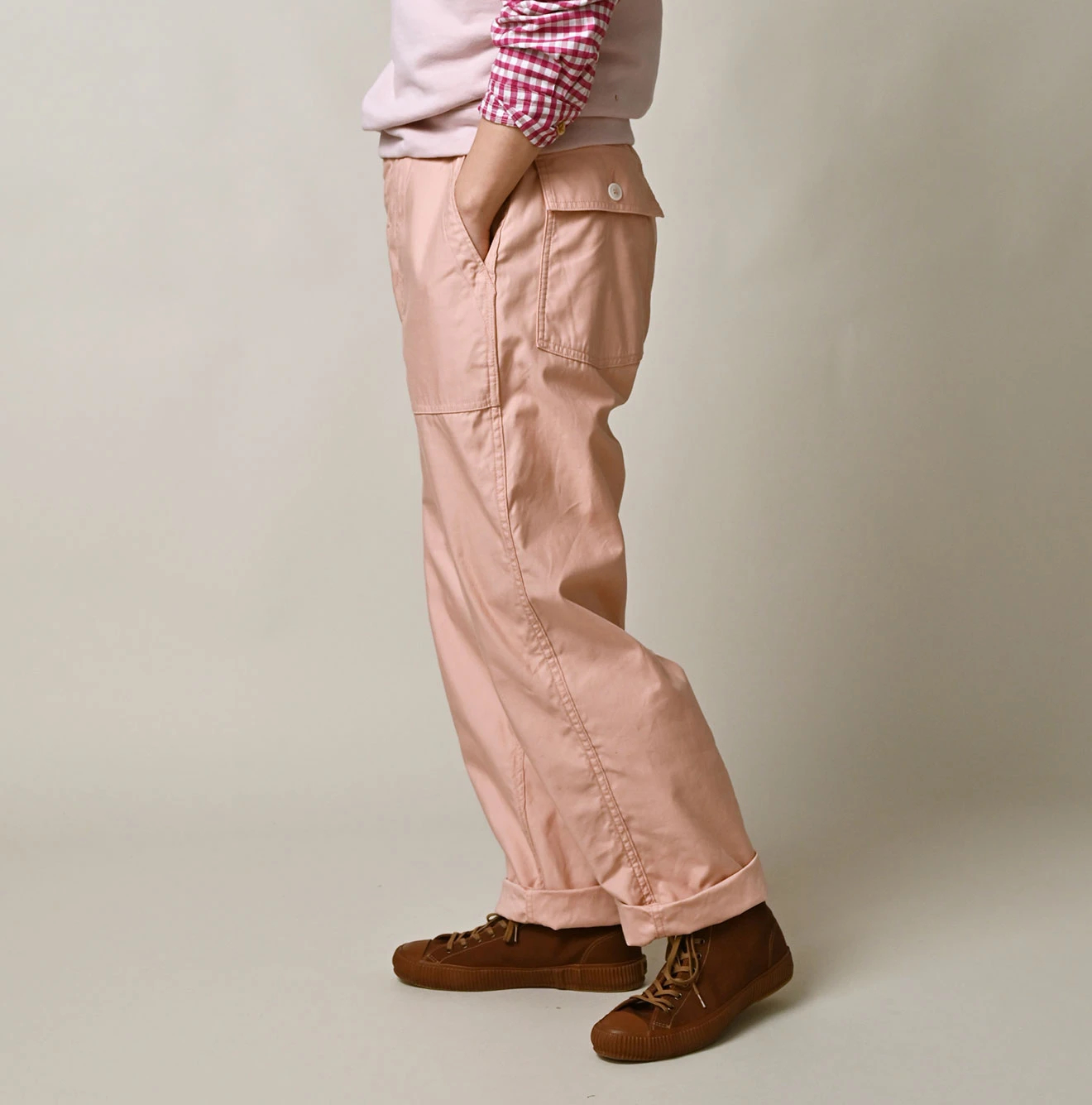 45R(フォーティファイブアール) |薄バックサテンの908ベイカーパンツ