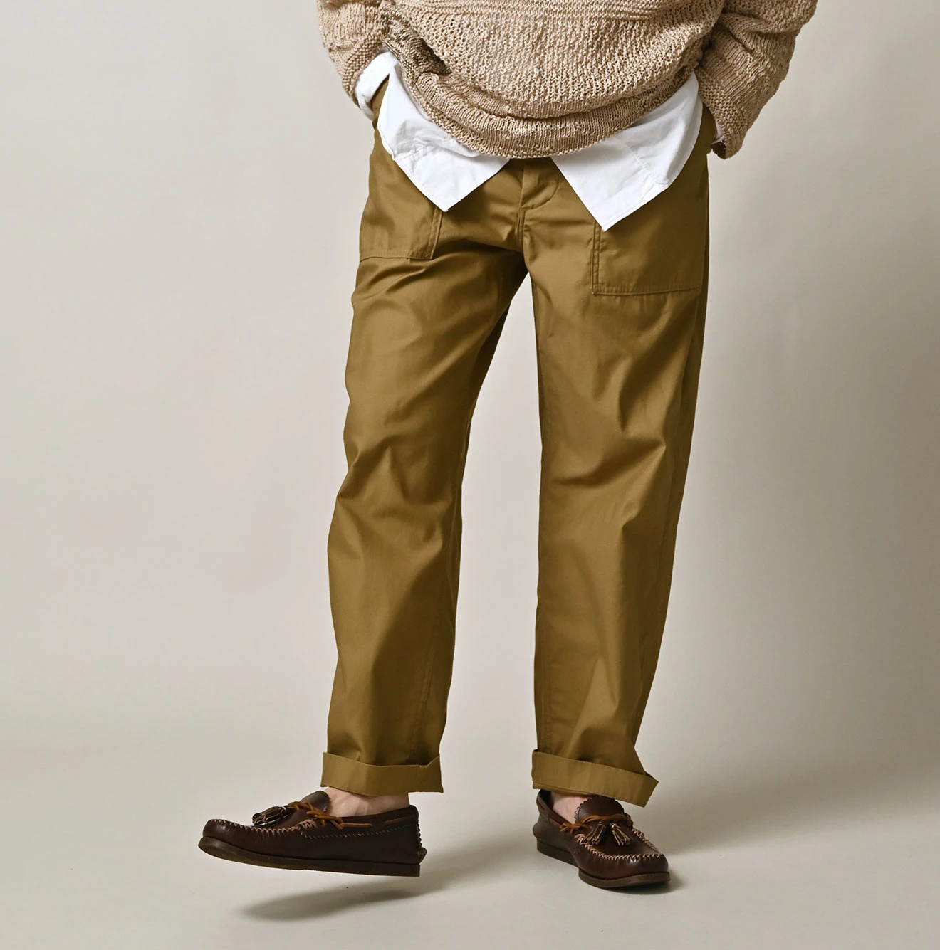 45R(フォーティファイブアール) |薄バックサテンの908ベイカーパンツ