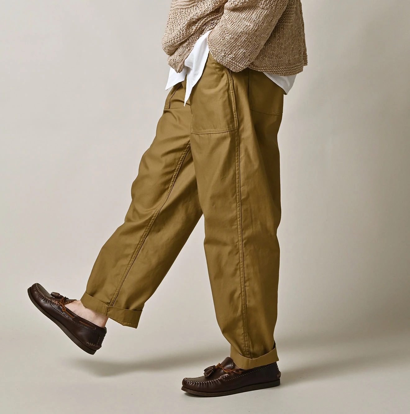 45R(フォーティファイブアール) |薄バックサテンの908ベイカーパンツ