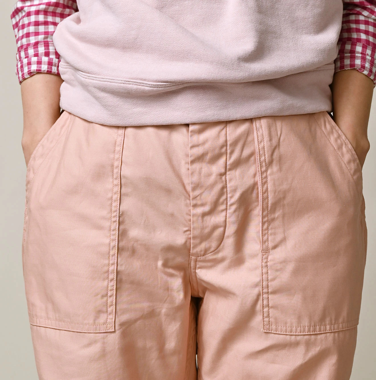 45R(フォーティファイブアール) |薄バックサテンの908ベイカーパンツ