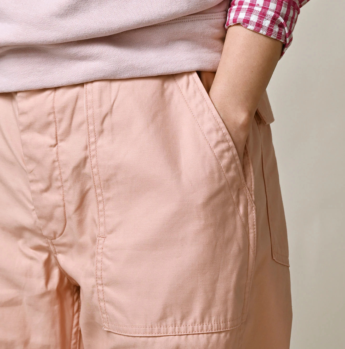 45R(フォーティファイブアール) |薄バックサテンの908ベイカーパンツ