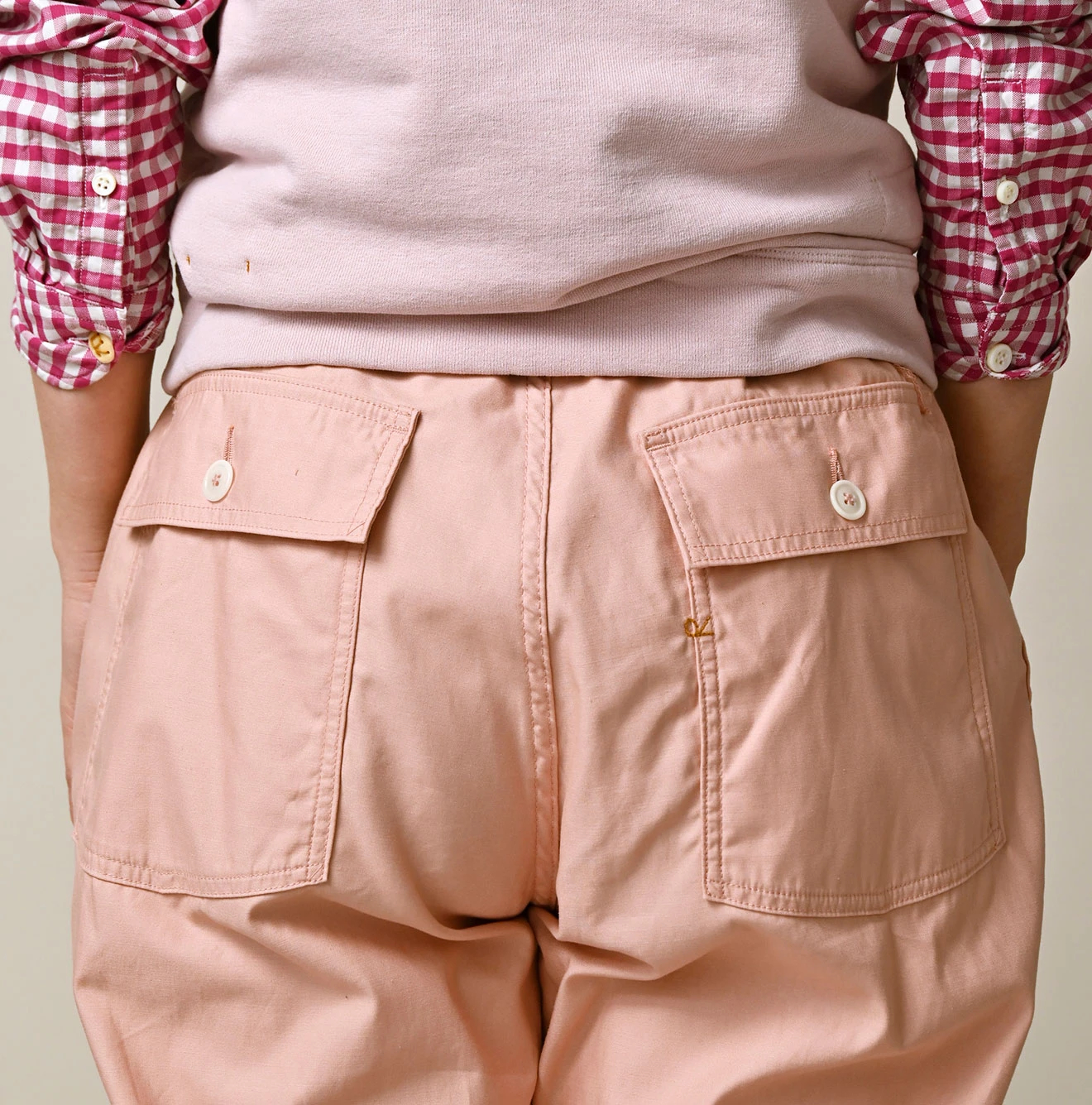 45R(フォーティファイブアール) |薄バックサテンの908ベイカーパンツ