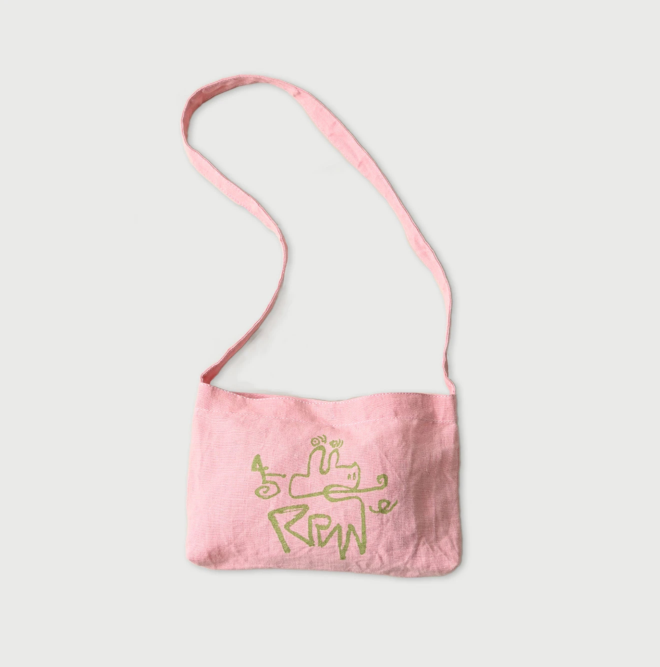 45R(フォーティファイブアール) |インドリネンナスッピー君プリントの45星トート（小）