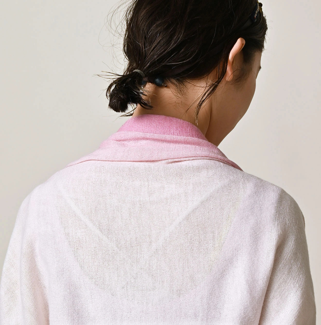 45R(フォーティファイブアール) |桜段染め超ガーゼのボレロ