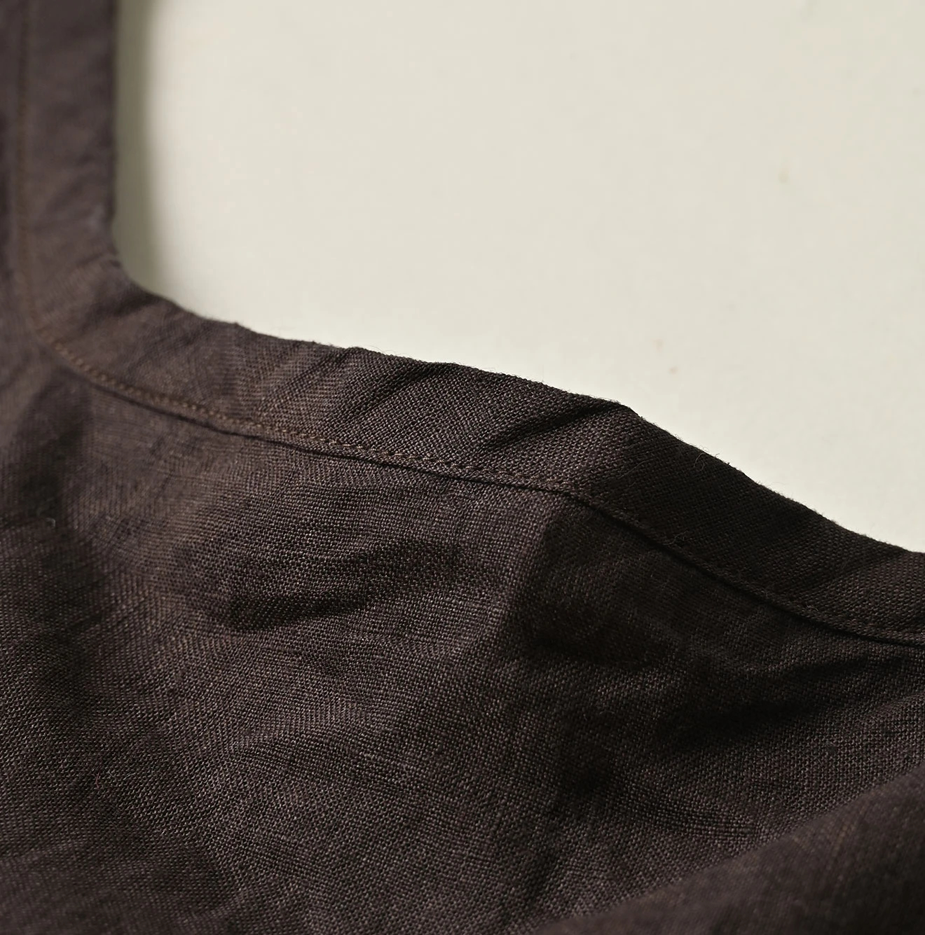 45R(フォーティファイブアール) |インドリネン×レースのフレアキャミソール（45草染）