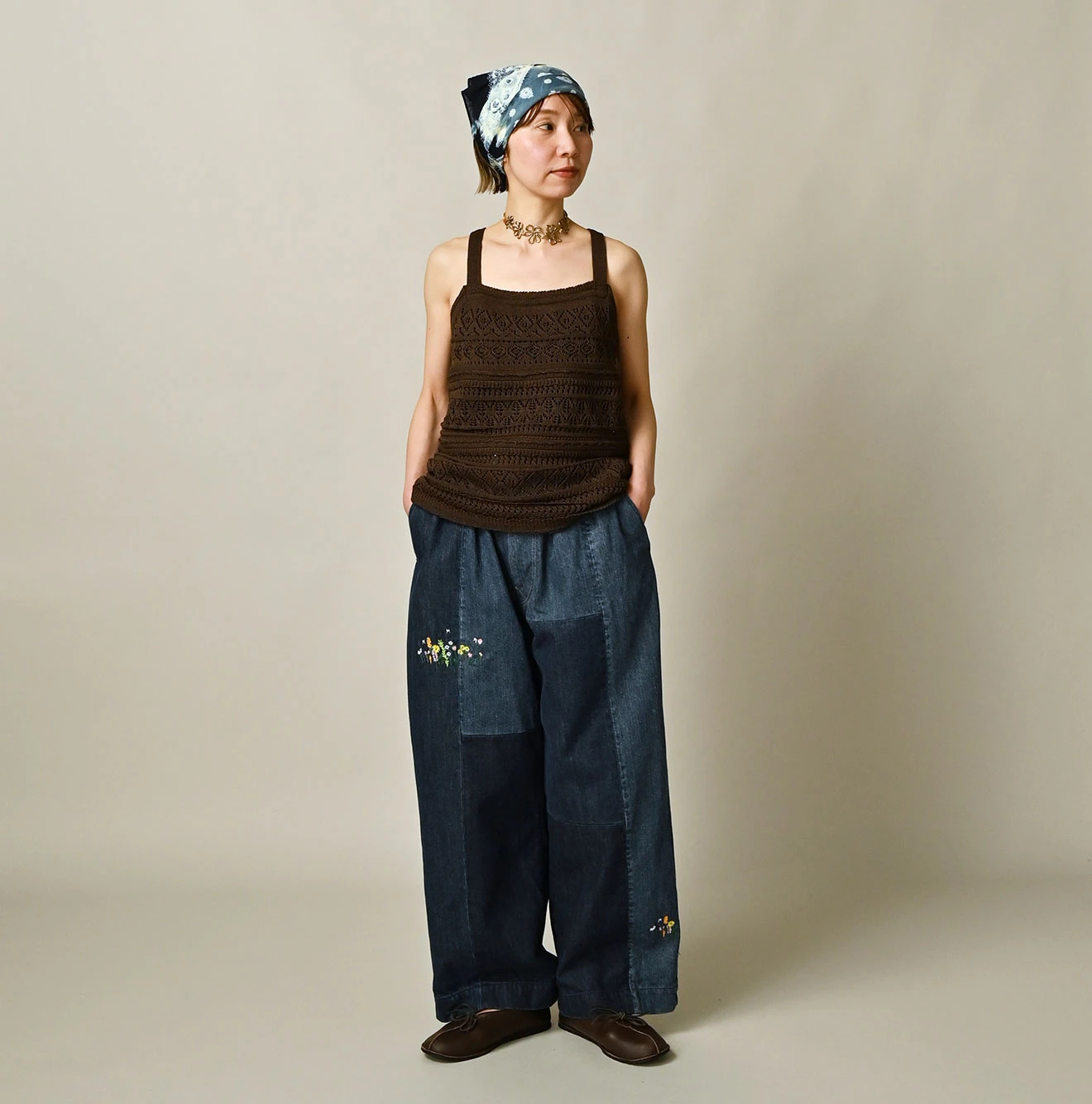 45R(フォーティファイブアール) |ヒッピーパッチワークのシャルロットバギー（重）