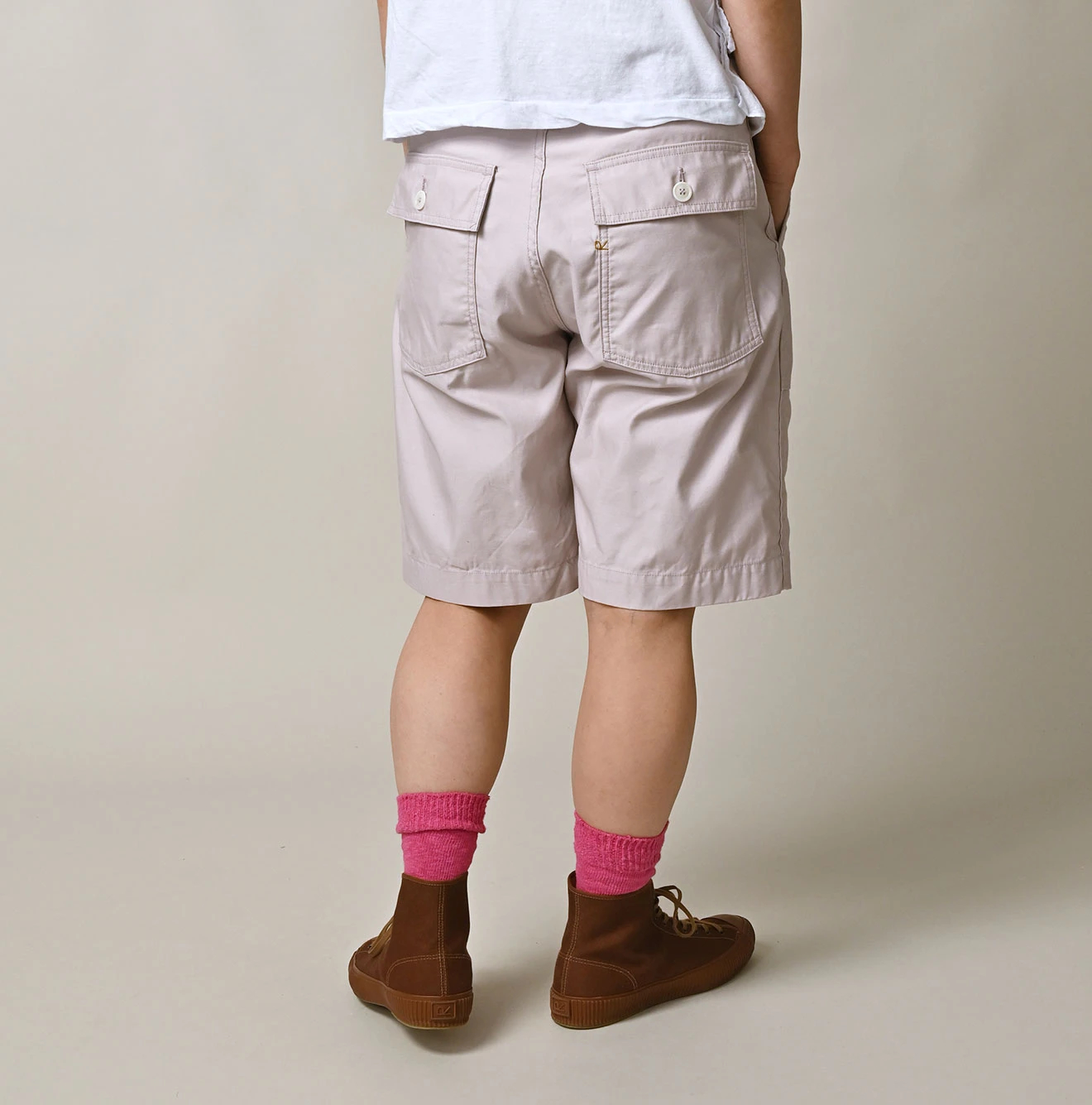 45R(フォーティファイブアール) |薄バックサテンの908ベイカーショートパンツ