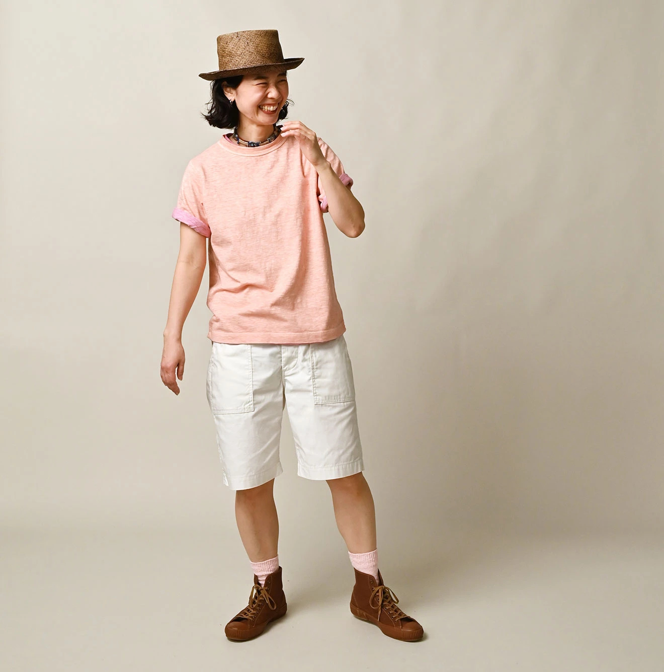 45R(フォーティファイブアール) |天竺の908 45星Tシャツ（45草染）