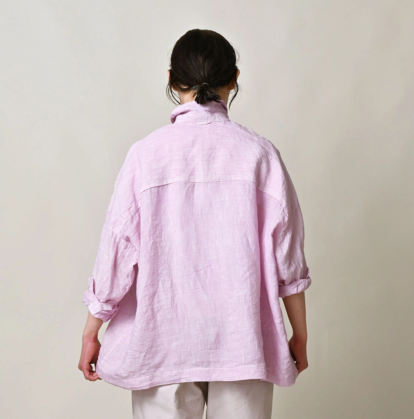 45R(フォーティファイブアール) |インドリネンの908馬シャツ（45草染）