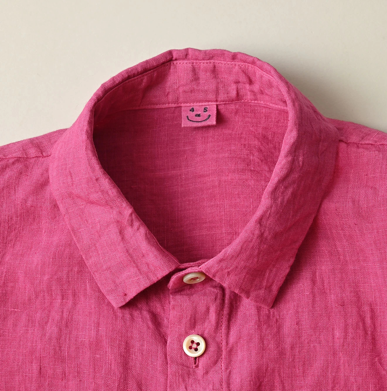 45R(フォーティファイブアール) |インドリネンの908馬シャツ（45草染）