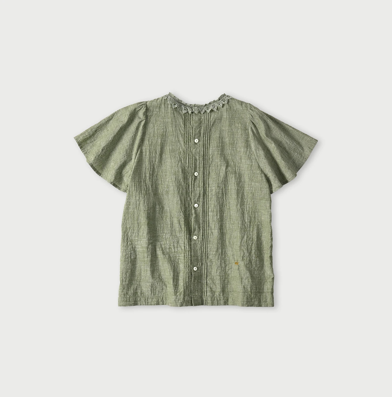 45R(フォーティファイブアール) |インドカディのピンタックレースブラウス