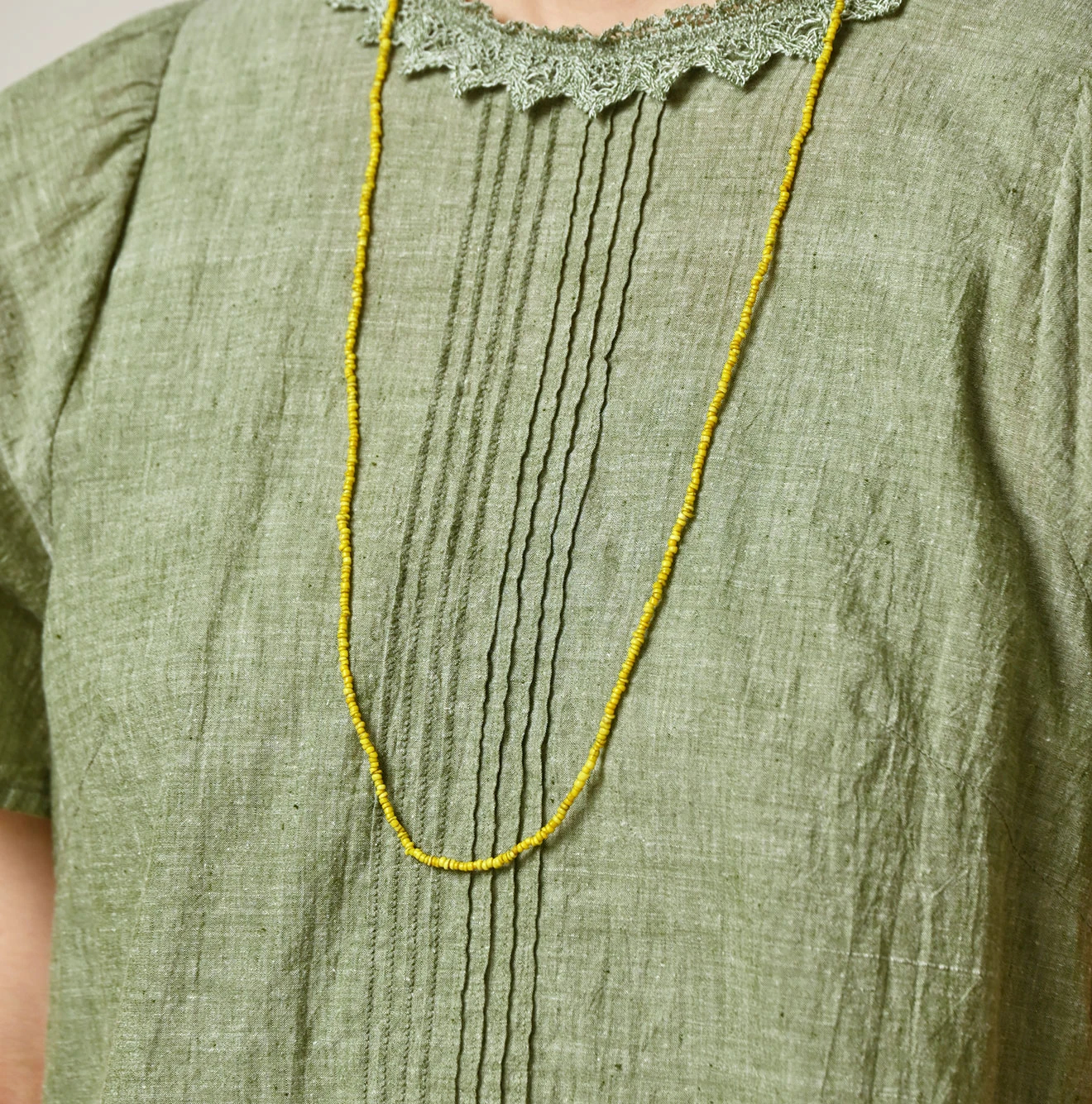 45R(フォーティファイブアール) |インドカディのピンタックレースブラウス