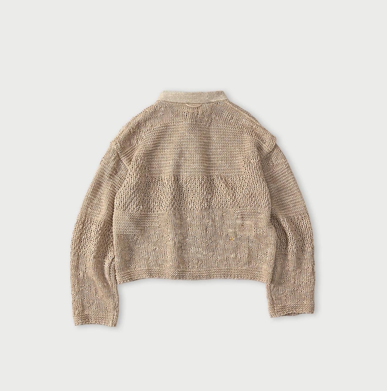 45R(フォーティファイブアール) |リネンギマのパッチワークヘンリー（ホワイトトップ）