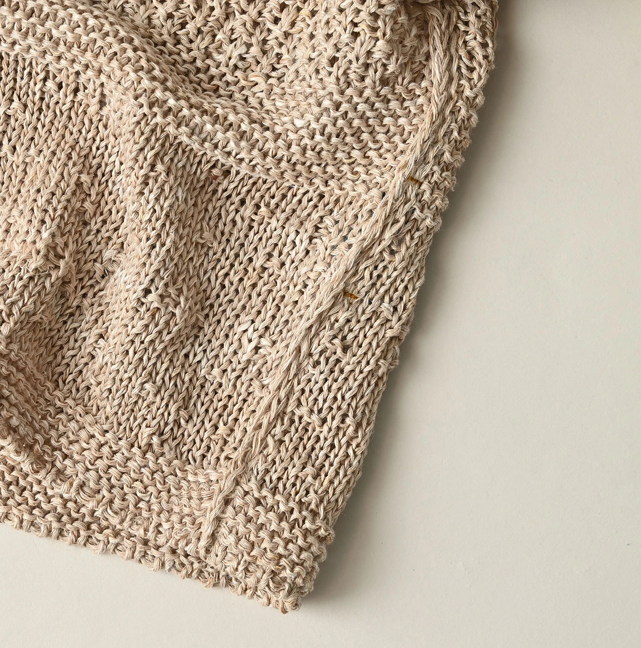 45R(フォーティファイブアール) |リネンギマの908パッチワーク馬セーター（ホワイトトップ）