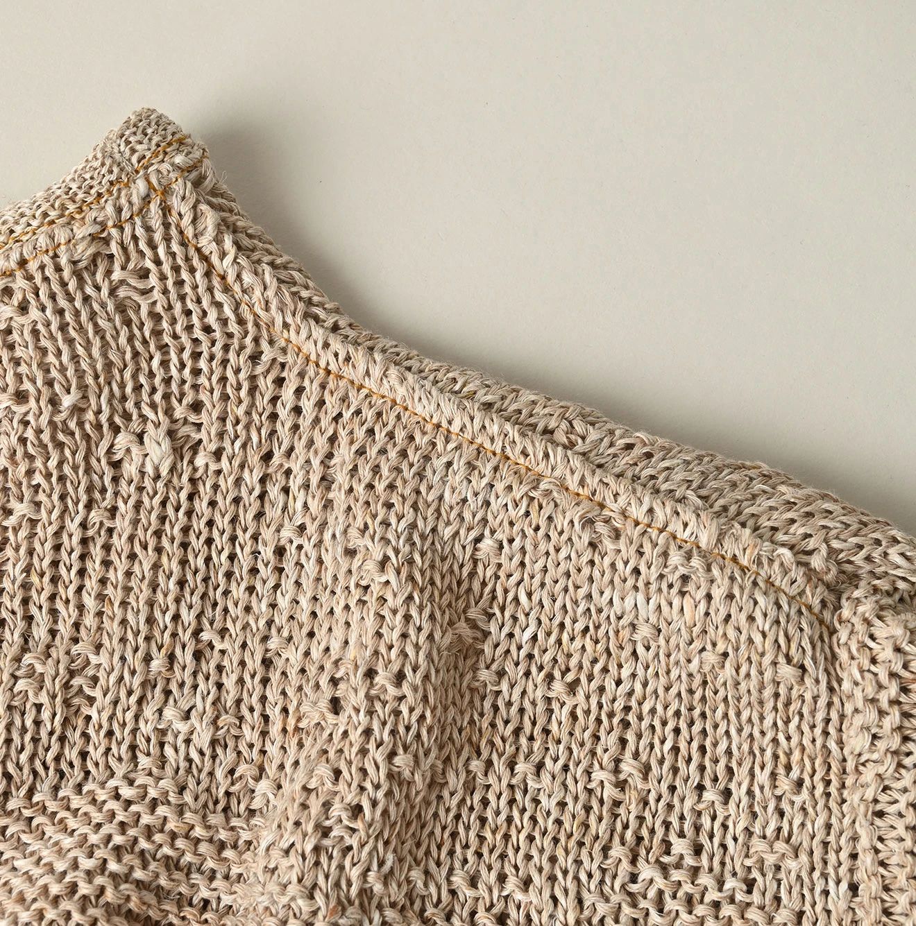 45R(フォーティファイブアール) |リネンギマの908パッチワーク馬セーター（ホワイトトップ）