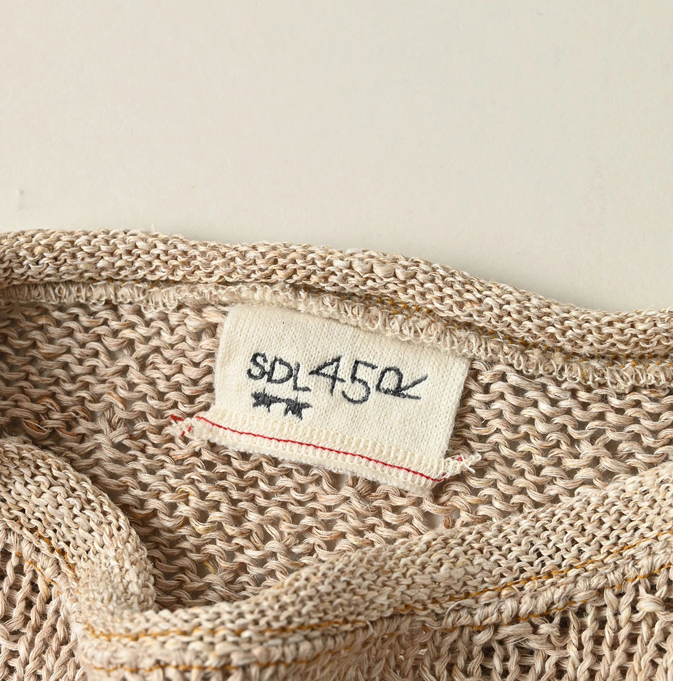 45R(フォーティファイブアール) |リネンギマの908パッチワーク馬セーター（ホワイトトップ）