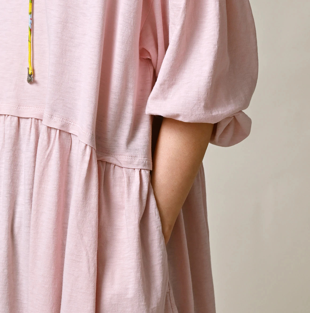 45R(フォーティファイブアール) |天竺のパフドレス