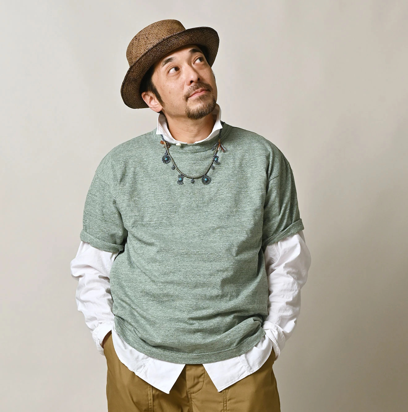 45R(フォーティファイブアール) |天竺の908 45星Tシャツ（トップ）