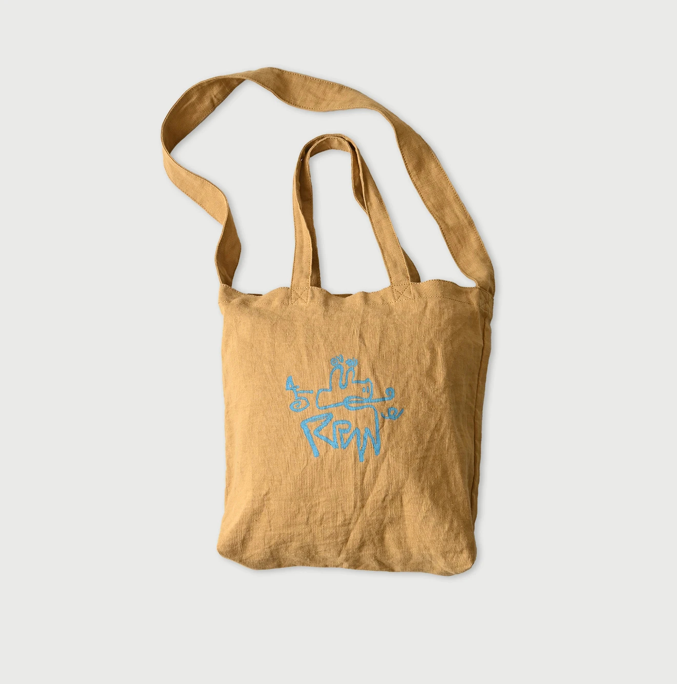 45R(フォーティファイブアール) |インドリネンのナスッピーくん45星トート（中）