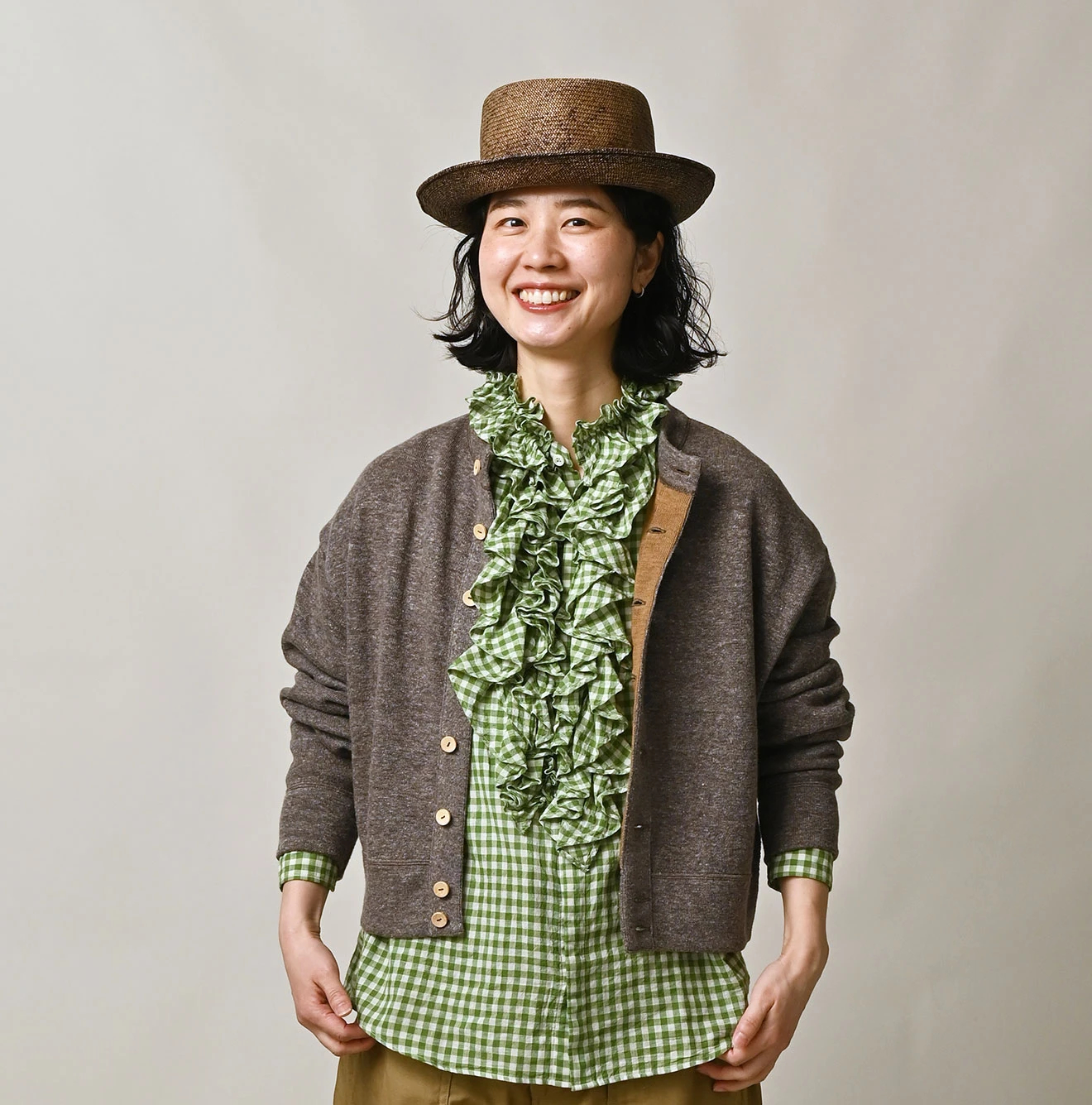 45R(フォーティファイブアール) |モンサンスムースのカーディガン