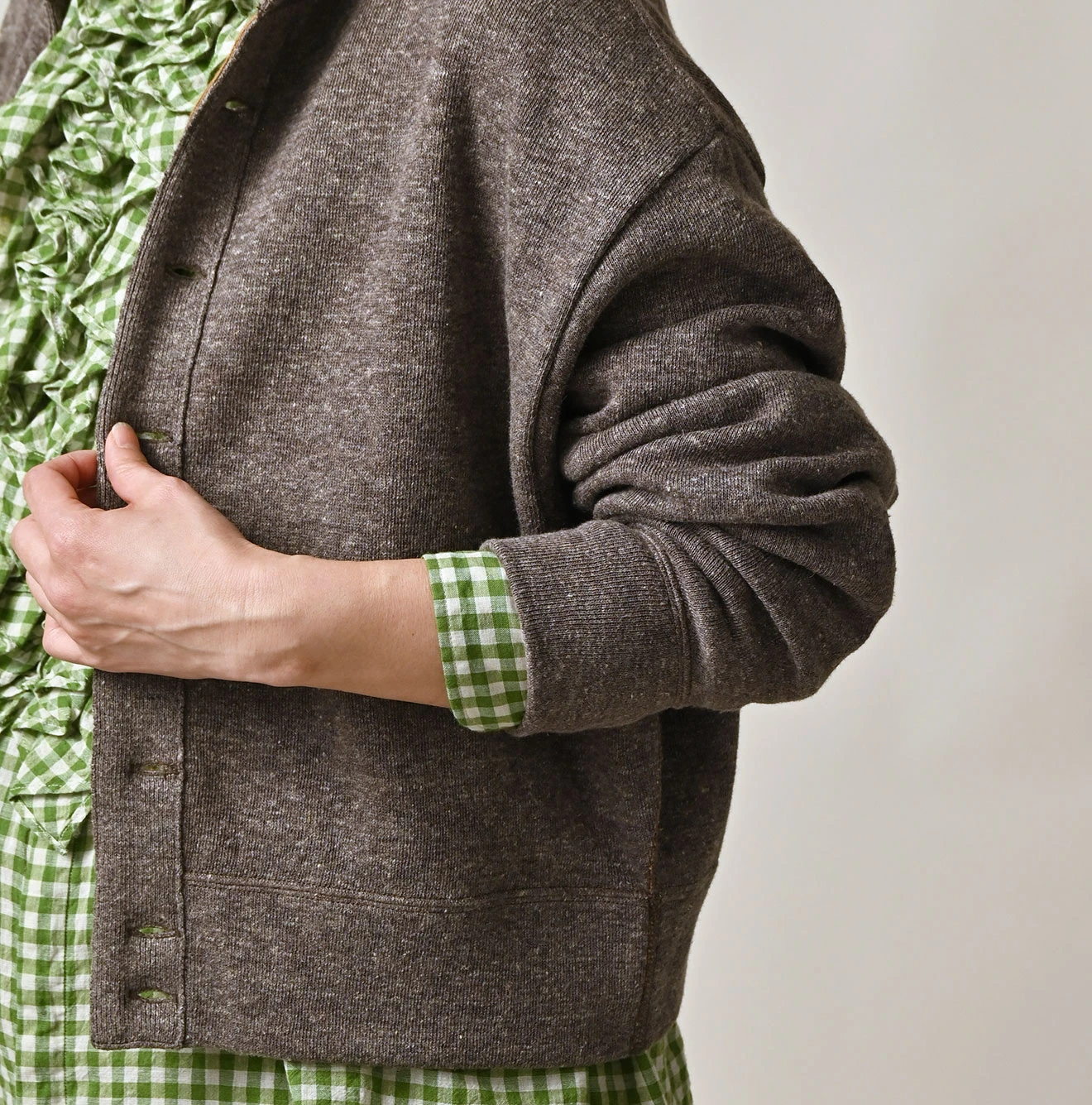 45R(フォーティファイブアール) |モンサンスムースのカーディガン