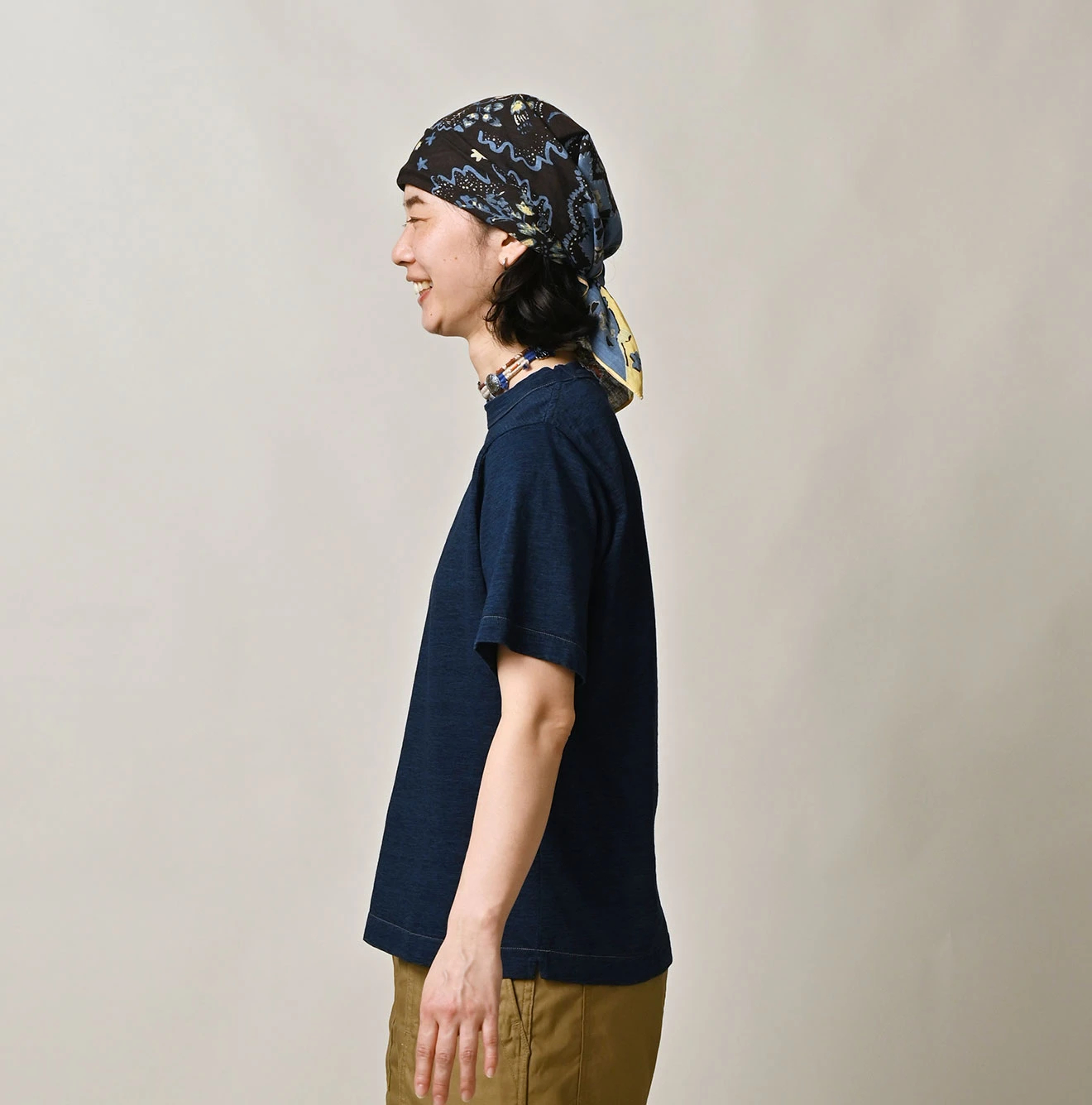 45R（フォーティファイブアール）| 天竺の908 45星Tシャツ（インディゴ