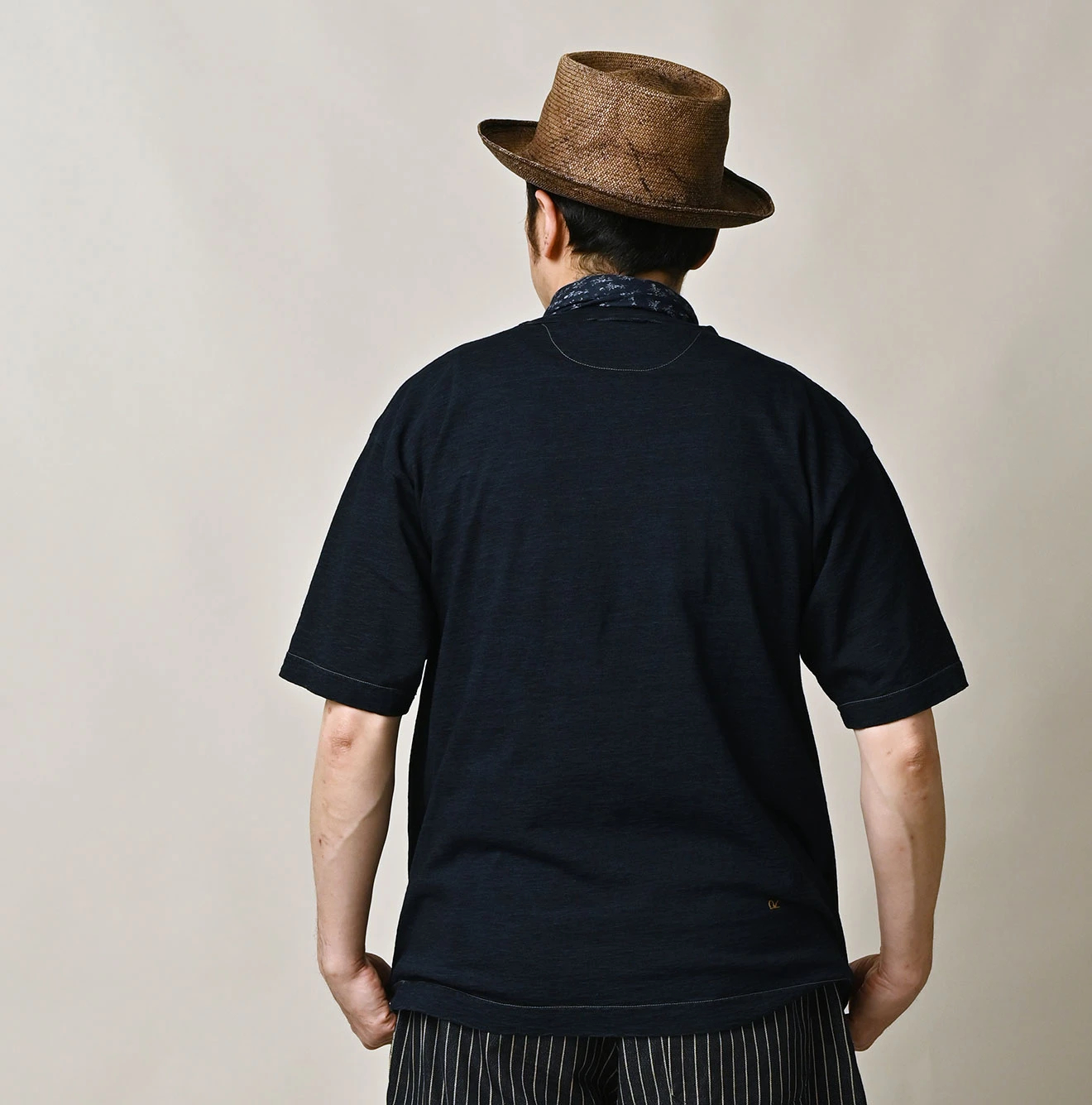 45R（フォーティファイブアール）| 天竺の908 45星Tシャツ（インディゴ