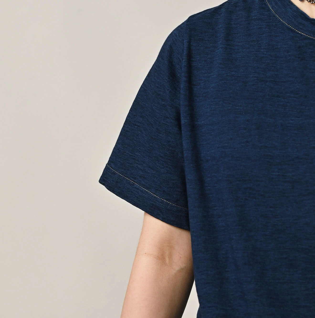 45R（フォーティファイブアール）| 天竺の908 45星Tシャツ（インディゴ