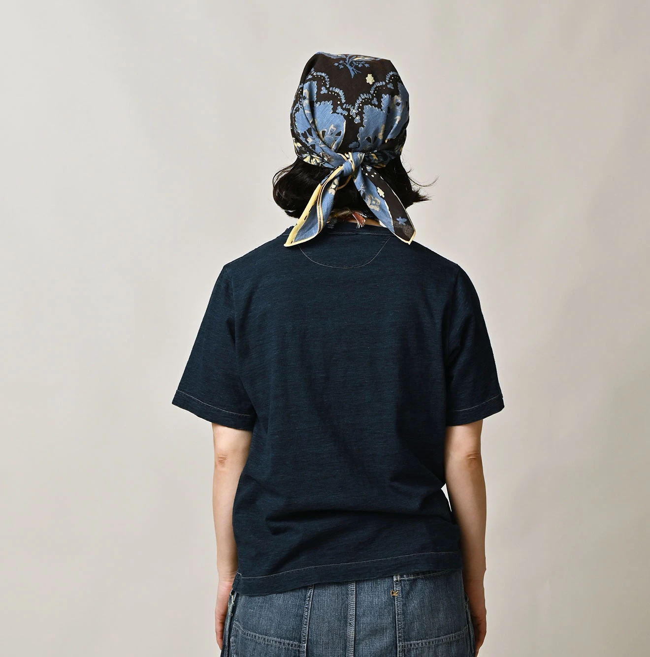 45R（フォーティファイブアール）| 天竺の908 45星Tシャツ（インディゴ