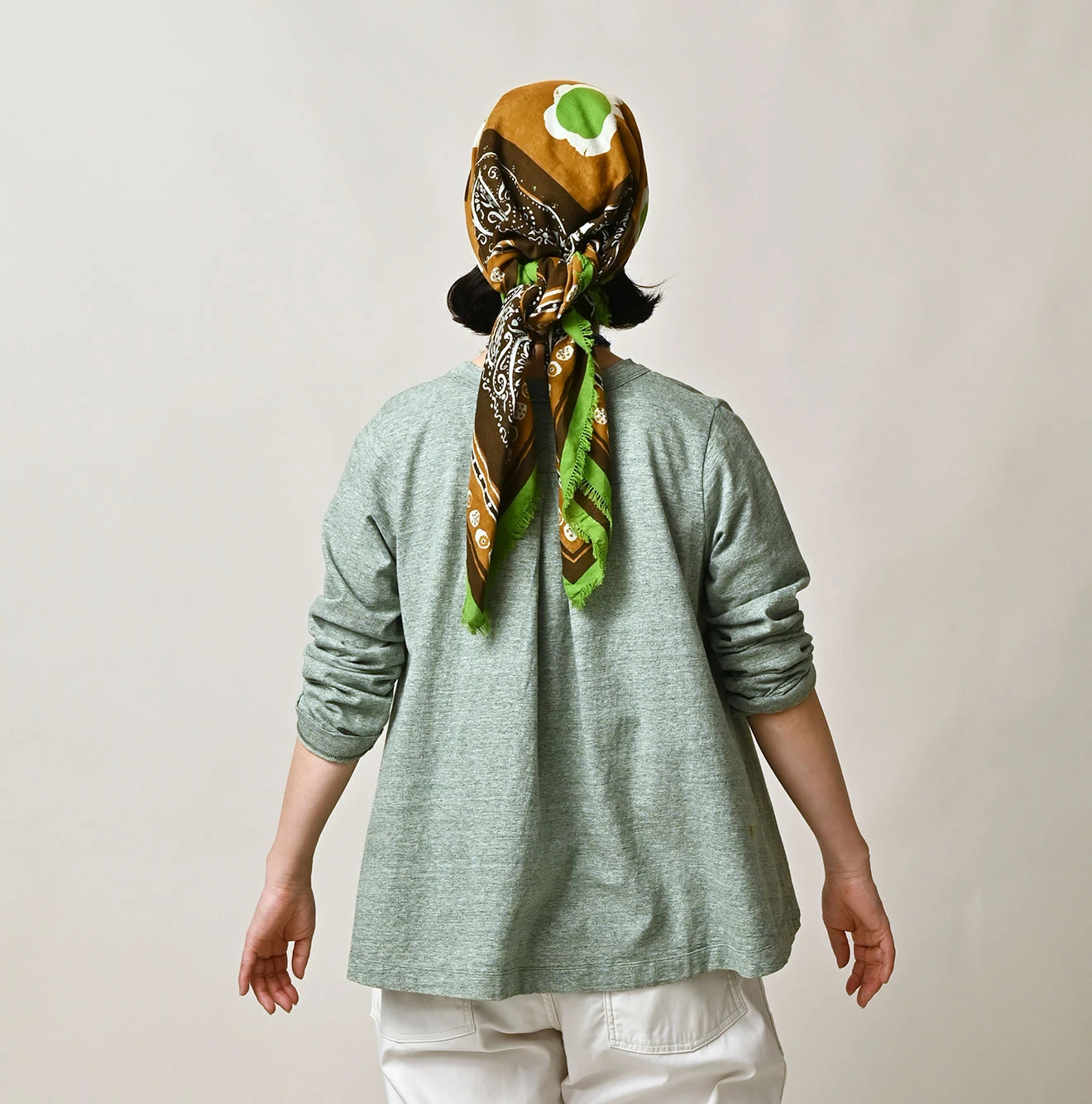 45R(フォーティファイブアール) |天竺のフレアTシャツ（トップ）