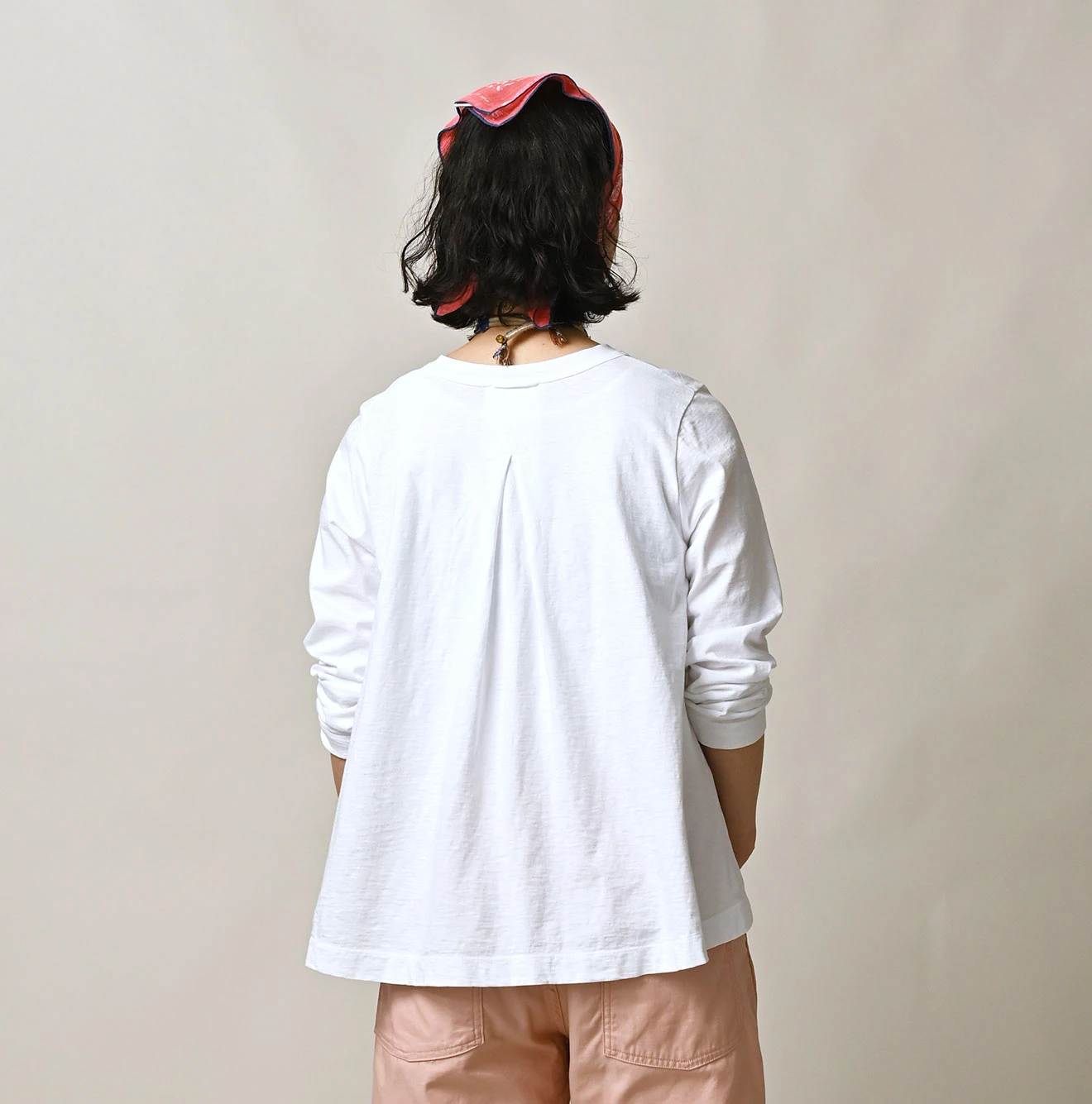 45R(フォーティファイブアール) |天竺のフレアTシャツ