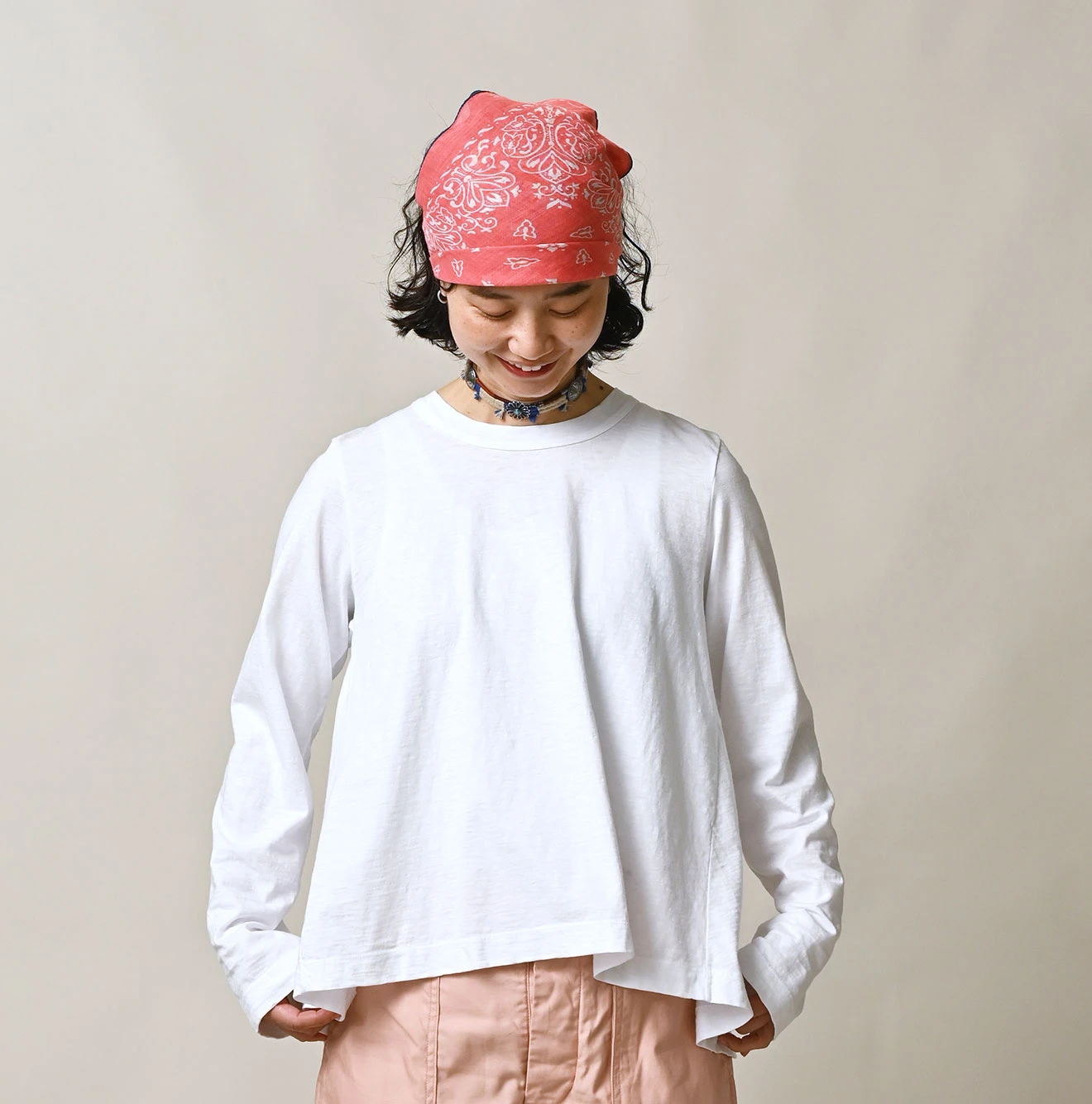 45R(フォーティファイブアール) |天竺のフレアTシャツ