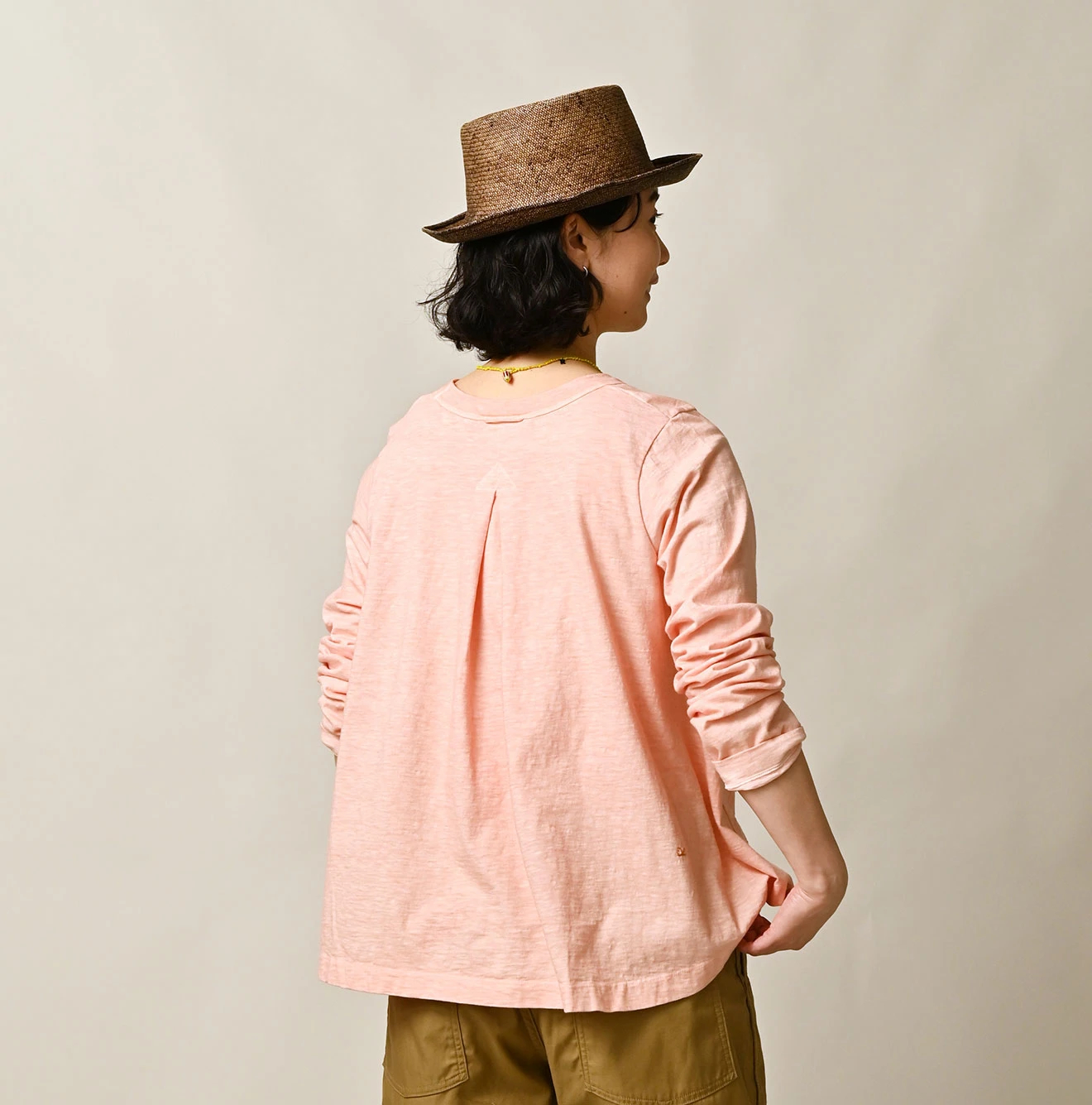 45R(フォーティファイブアール) |天竺のフレアTシャツ（45草染）