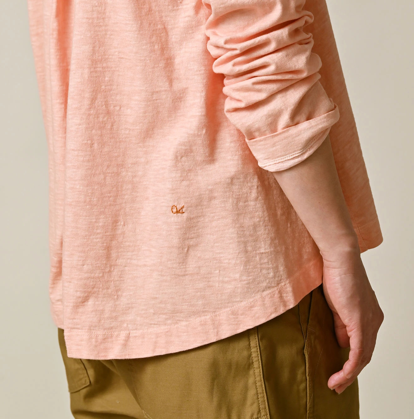 45R(フォーティファイブアール) |天竺のフレアTシャツ（45草染）