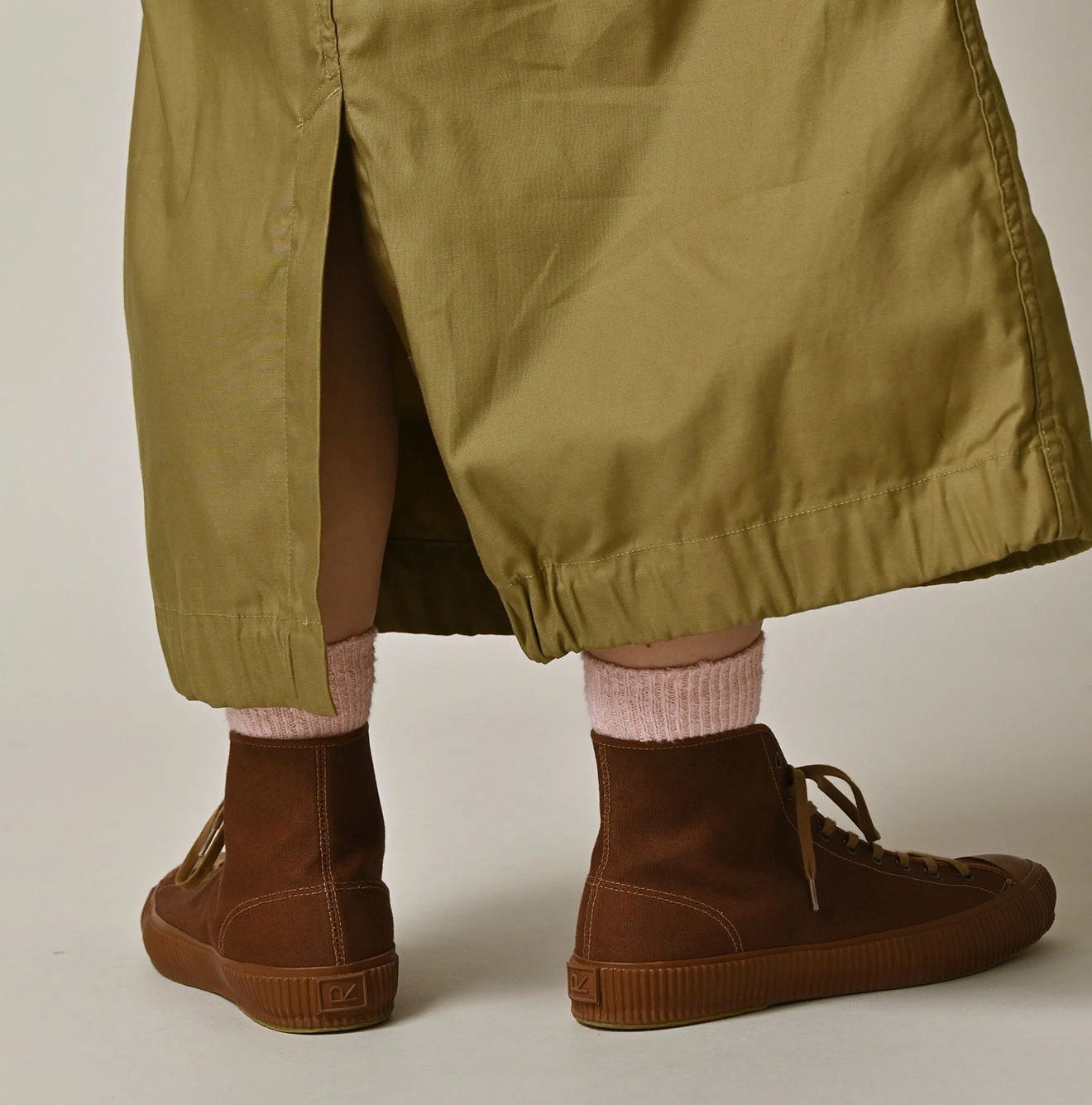 45R(フォーティファイブアール) |薄バックサテンのベイカースカート