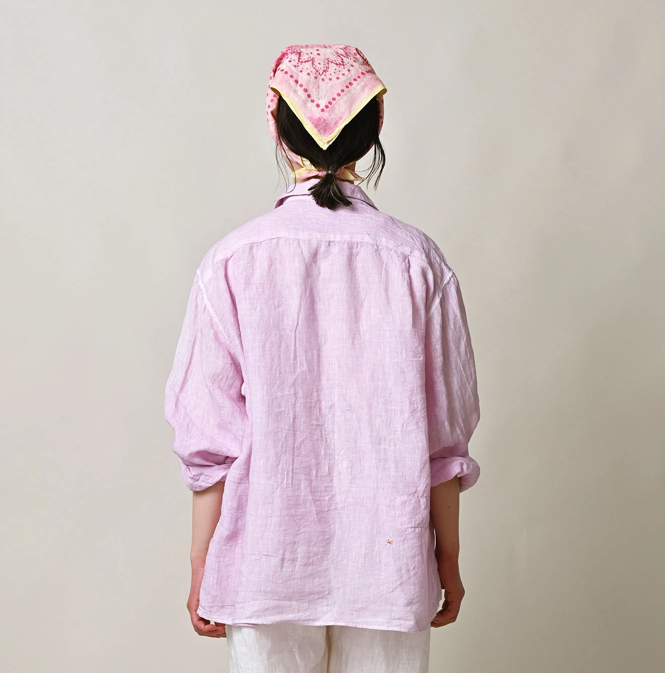 45R(フォーティファイブアール) |インドリネンの908マーチャルシャツ（45草染）