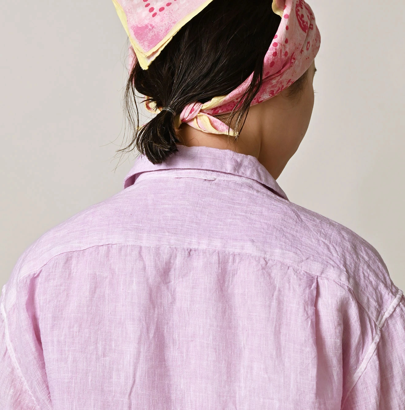 45R(フォーティファイブアール) |インドリネンの908マーチャルシャツ（45草染）