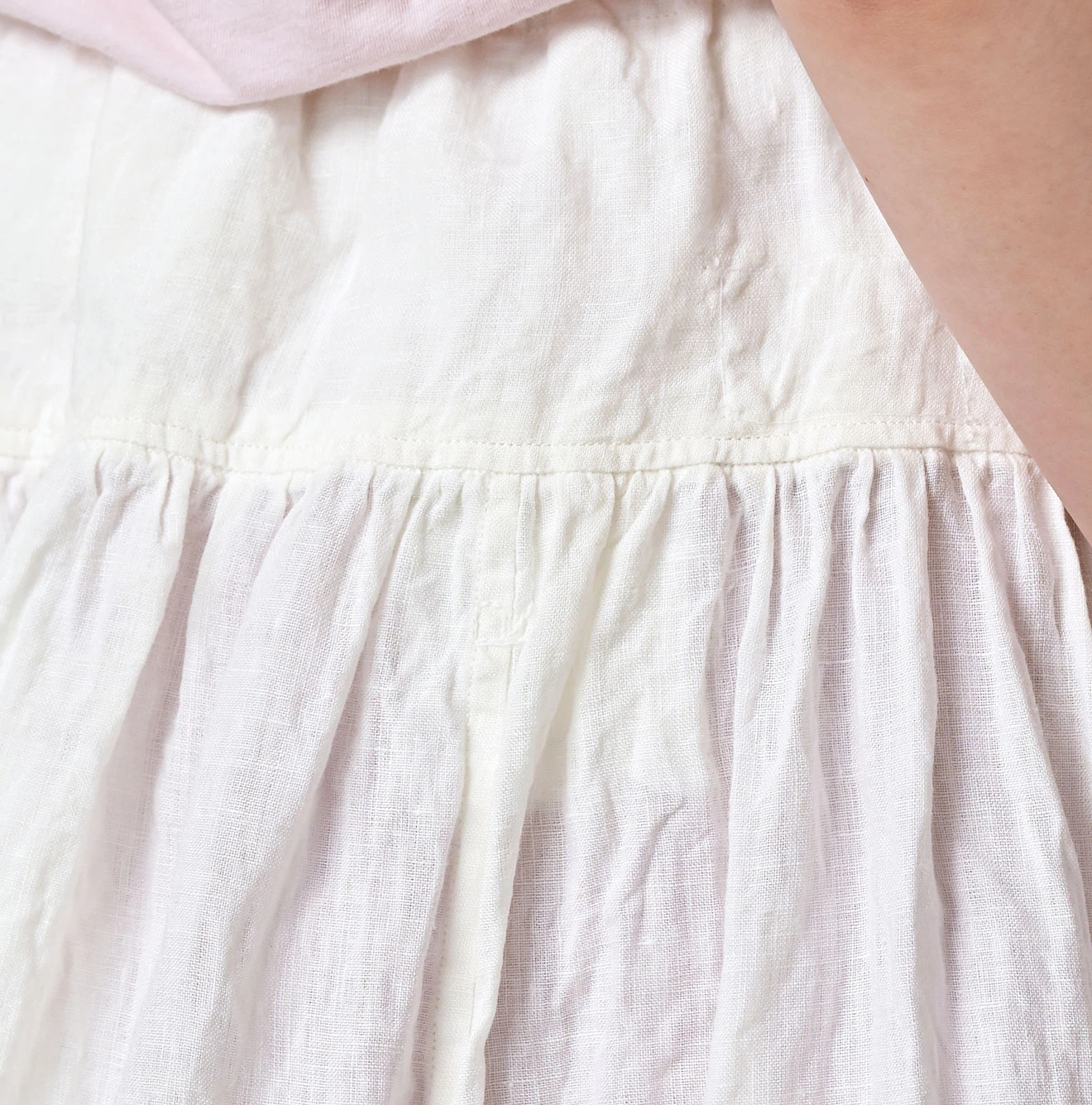 45R(フォーティファイブアール) |インドリネンのイージーギャザーくしゅくしゅスカート