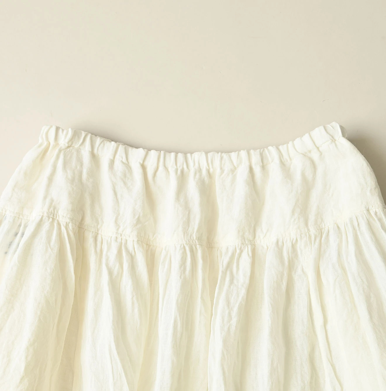 45R(フォーティファイブアール) |インドリネンのイージーギャザーくしゅくしゅスカート