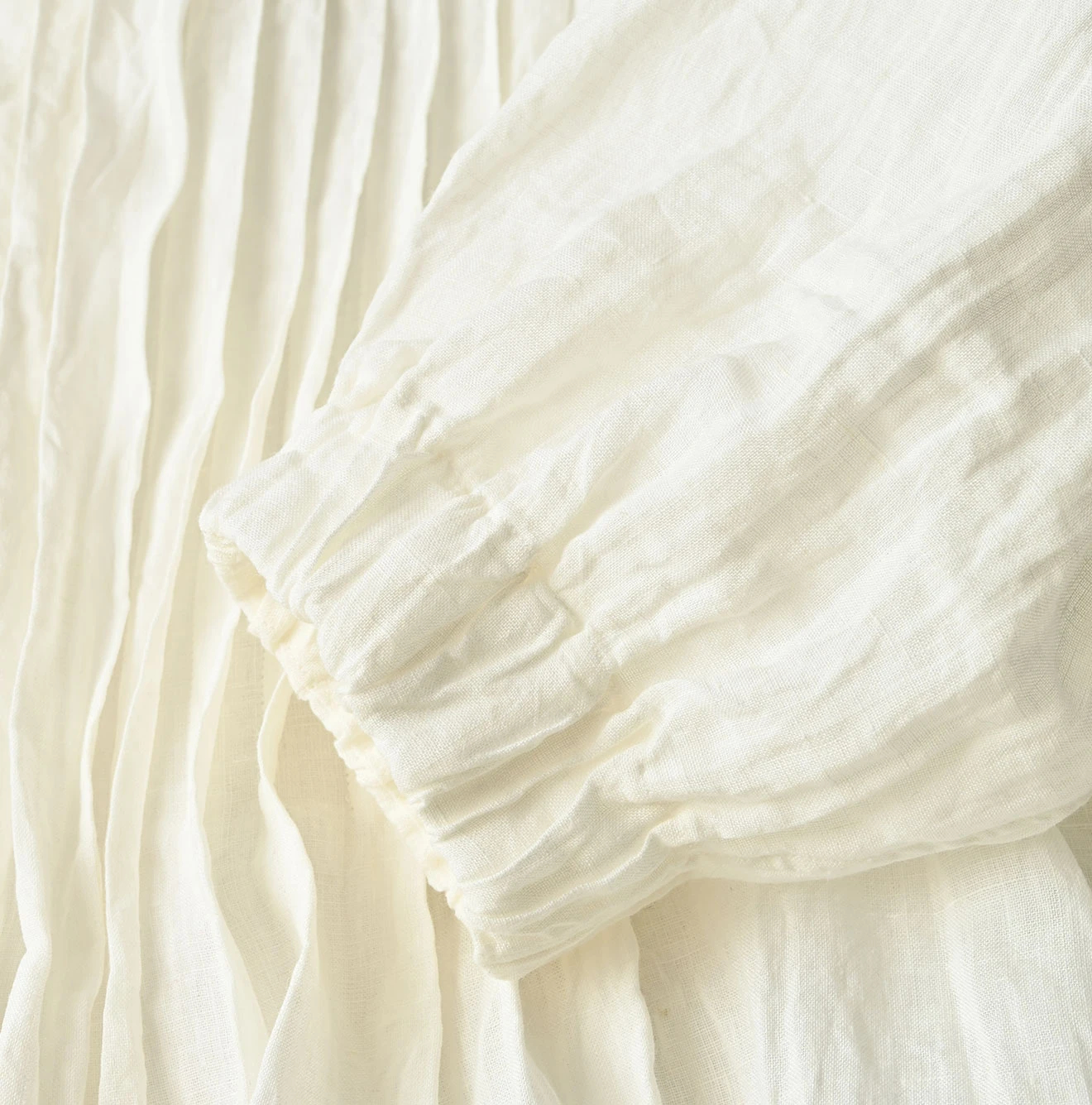 45R(フォーティファイブアール) |インドリネンのタックドレス