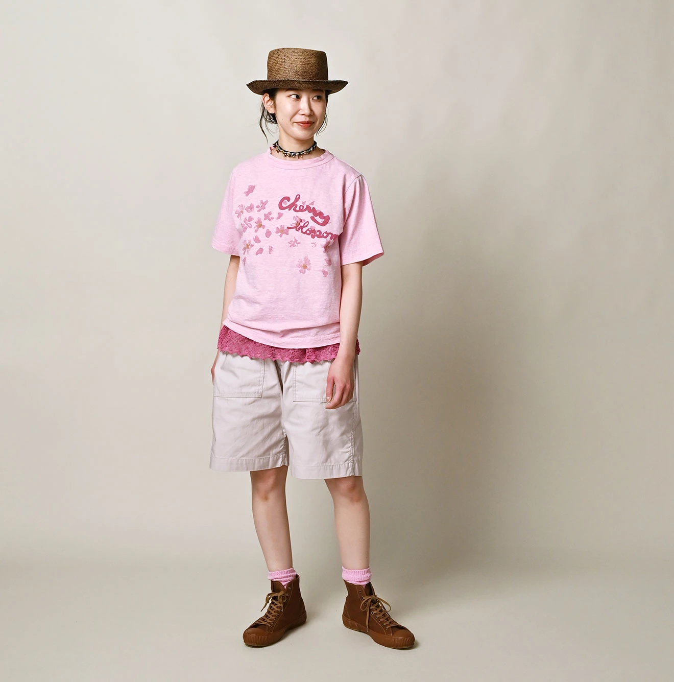 45R(フォーティファイブアール) |天竺の908桜吹雪Tシャツ