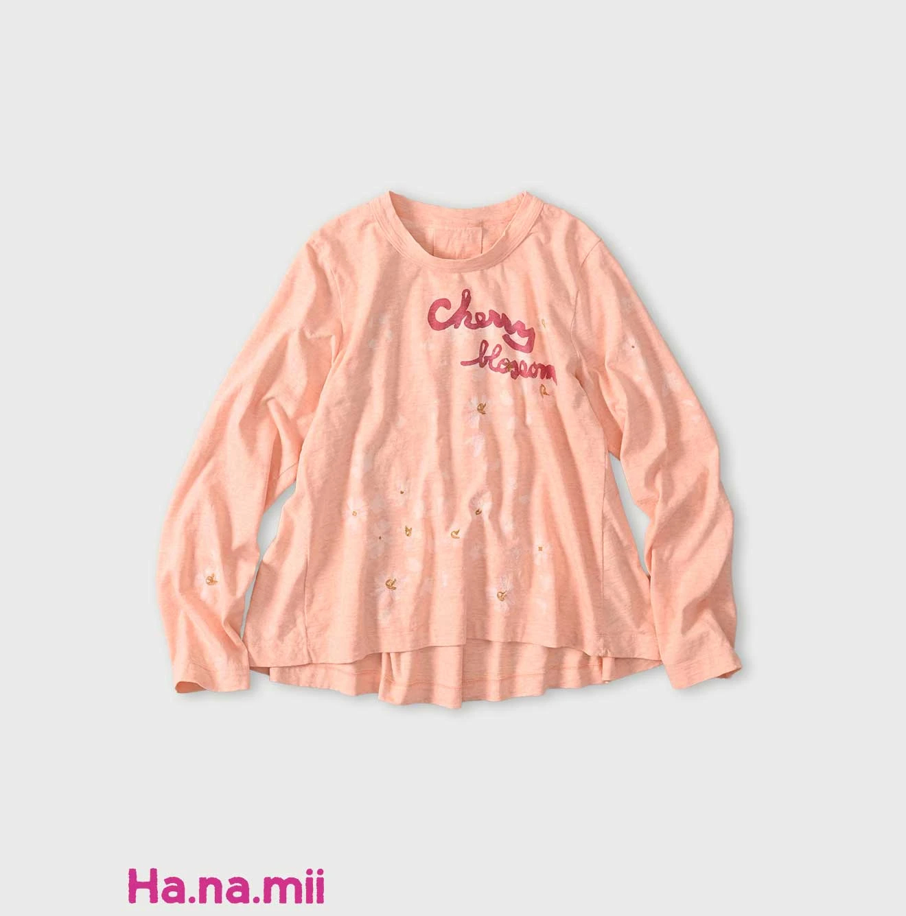 45R(フォーティファイブアール) |天竺の桜吹雪フレアTシャツ