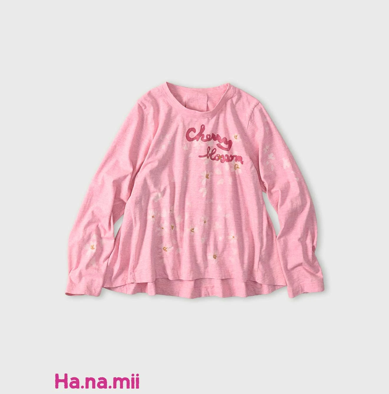 45R(フォーティファイブアール) |天竺の桜吹雪フレアTシャツ