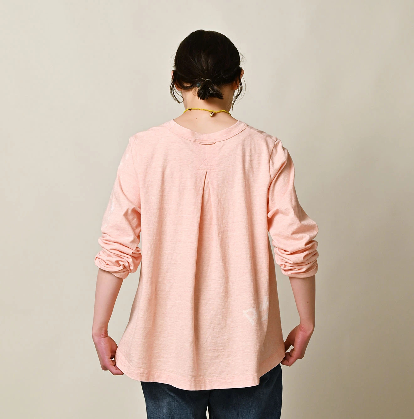 45R(フォーティファイブアール) |天竺の桜吹雪フレアTシャツ