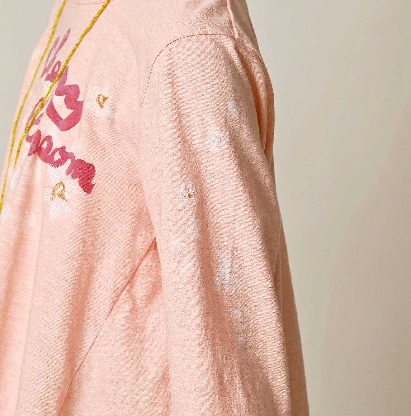 45R(フォーティファイブアール) |天竺の桜吹雪フレアTシャツ